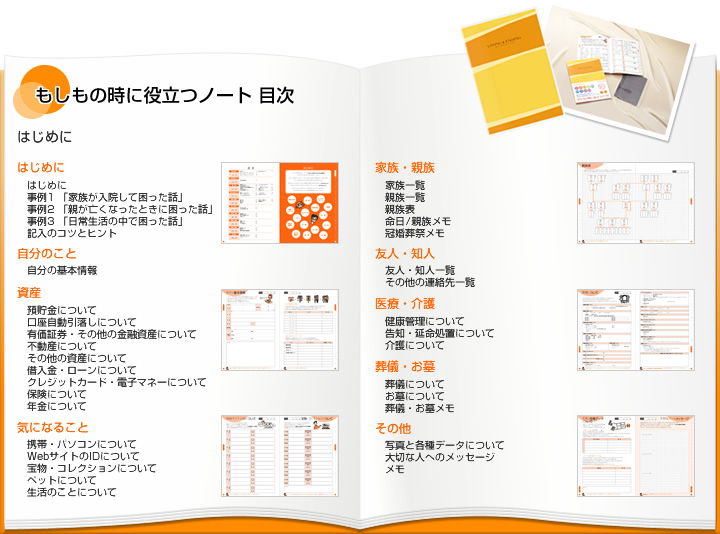 ぴよたそ 家族のために 遺族 もしもの時に役に立つノート エンディングノート LES-E101 60160133 コクヨ KOKUYO ライフイベントサポートシリーズ