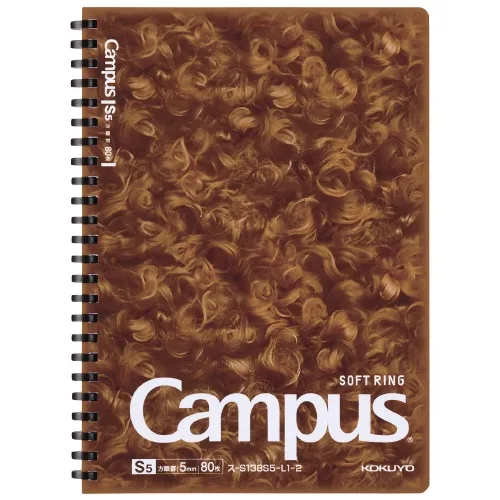 キャンパス肉球ソフトリングノート
Campus　コクヨ　KOKUYO　ｽ-S138S5-L1-2　期間限定　ネコ文具　猫文具　犬文具　いぬ文具　猫コレクション　ネココレクション　犬コレクション　猫好プレゼント　犬好きプレゼント　