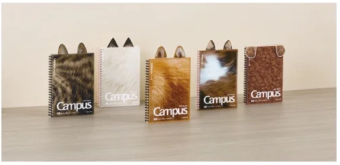 キャンパス肉球ソフトリングノート Campus　コクヨ　KOKUYO　ｽ-S138S5　期間限定　ネコ文具　猫文具　犬文具　いぬ文具　猫コレクション　ネココレクション　犬コレクション　猫好プレゼント　犬好きプレゼント　肉球フェチ