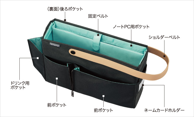 mobaco　モバコ　カハ-MB12　フリーアドレス　オフィス間移動　社内持ち運びバッグ　KOKUYO　コクヨ
mo・baco up　モバコアップ